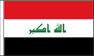 Iraq Hand Waving Flags